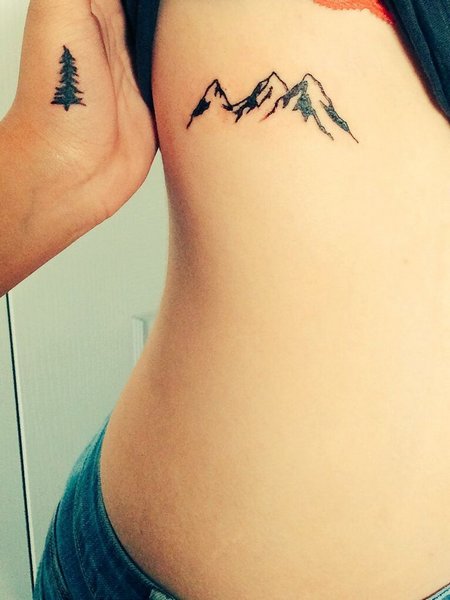 Mountain Temporary Tattoo