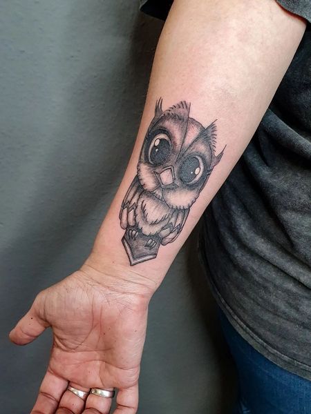 Owl Forearm Tattoos