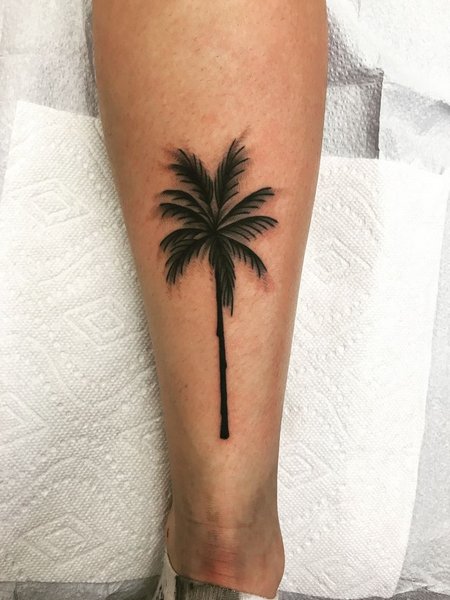 Palm Tree Temporary Tattoo