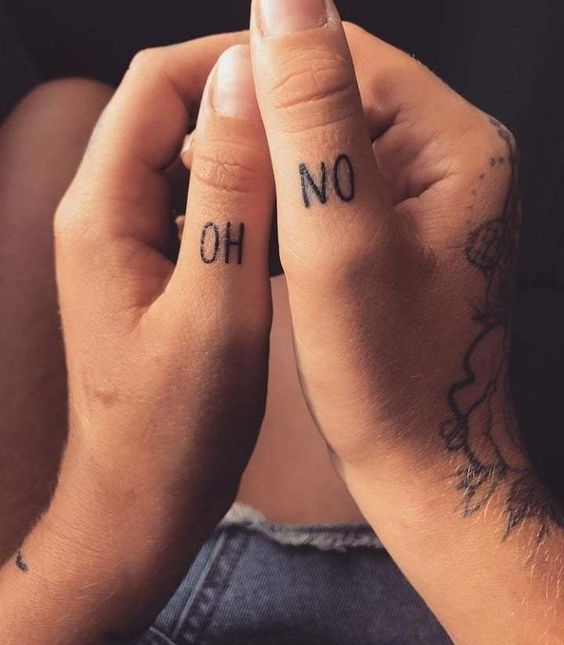 Phrase Completion Tattoos For Couples