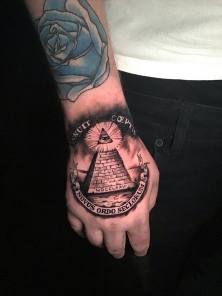 Pyramid All Seeing Eye Tattoo