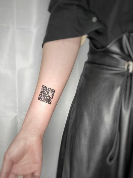 QR Code Tattoo 12