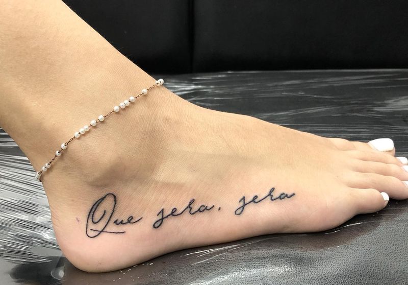 Que Sera Sera Tattoo