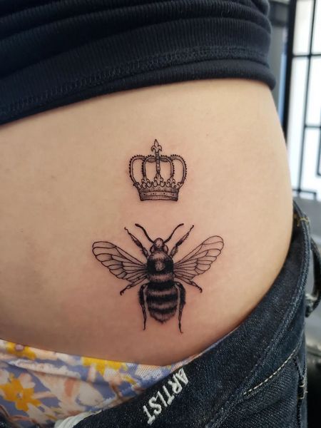 Queen Bee Tattoo