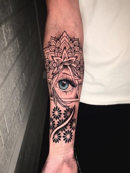 Realistic All Seeing Eye Tattoo