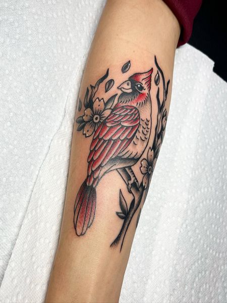 Red Bird Tattoo