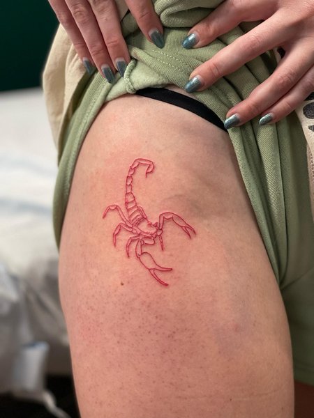 Red Scorpion Tattoo