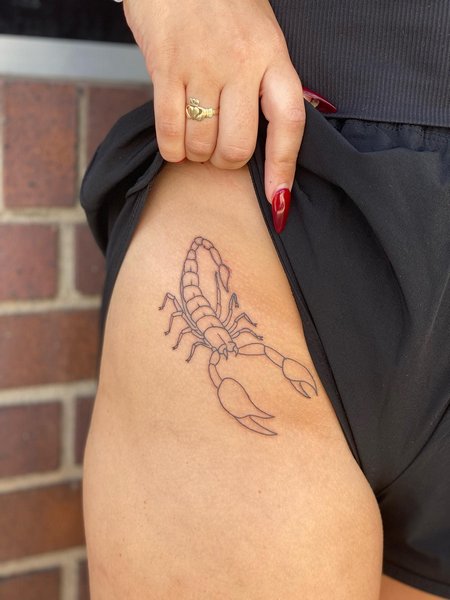 Scorpion Tattoo Outline