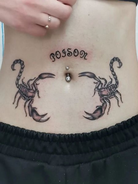 Scorpion Tattoos For Women