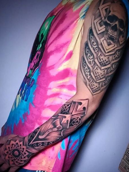 Shoulder Armor Tattoo