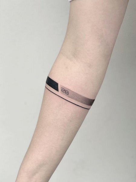 Simple Armband Tattoo