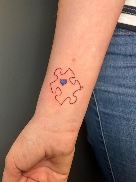 Simple Autism Tattoo