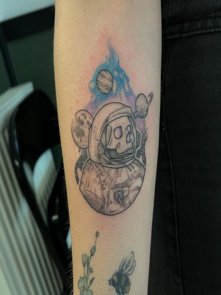 Skull Astronaut Tattoo