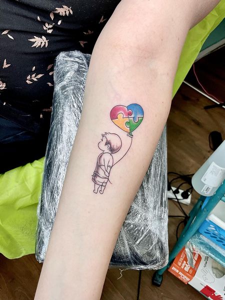 Small Autism Tattoo