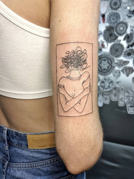 Social Anxiety Tattoo