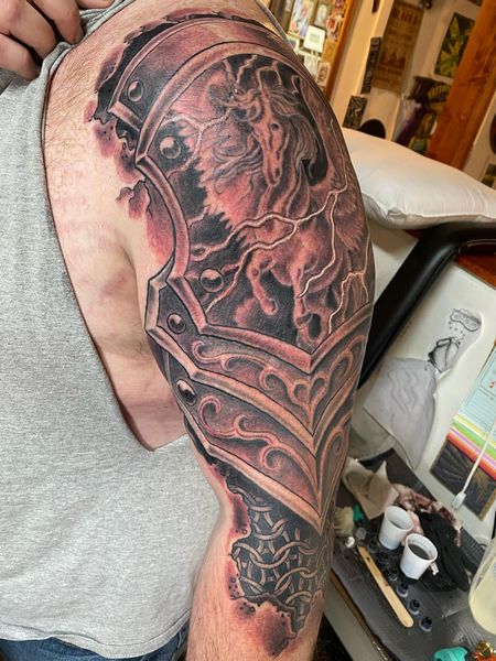 Spartan Armor Tattoo