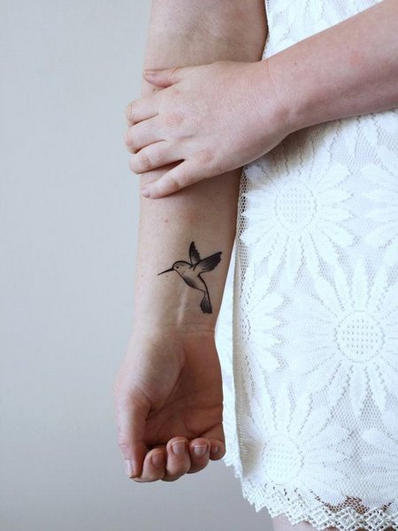 Temporary Bird Tattoo