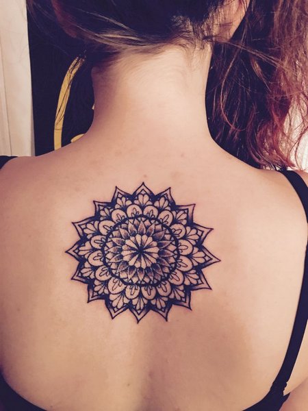 Temporary Mandala Tattoo