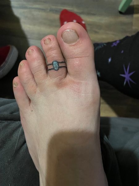 Toe Ring Tattoo