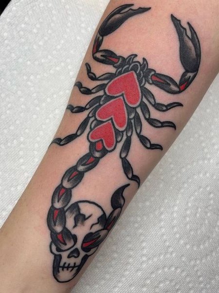 Traditional Scorpion Tattoo