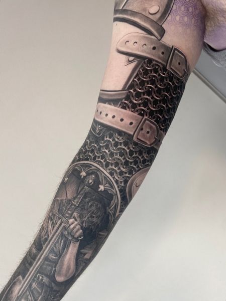 Tribal Armor Tattoo