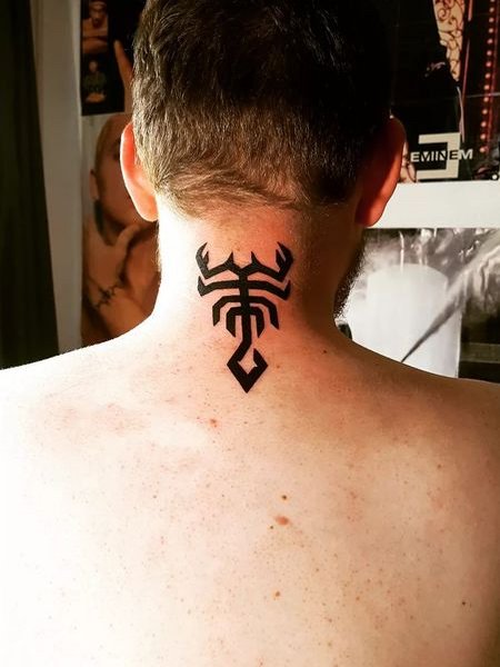 Tribal Scorpion Tattoo