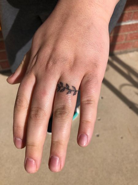 Vine Ring Tattoo