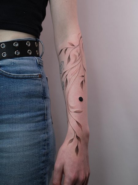 Vine Tattoo On Arm