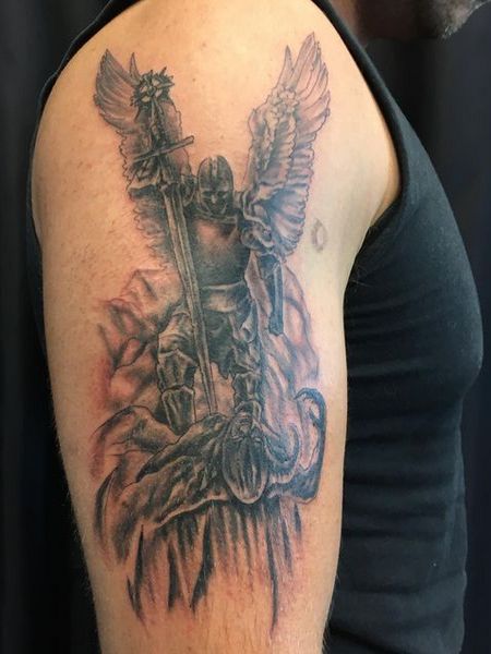 Warrior Angel Tattoo