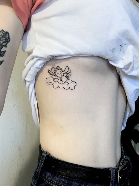 cherub angel tattoo