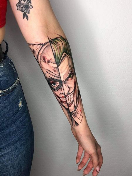 harley quinn joker tattoo