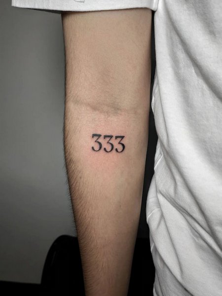 333 Tattoo Design