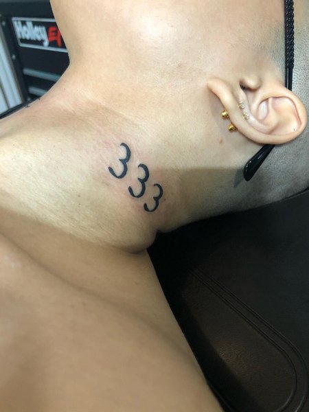 333 Tattoo For Men