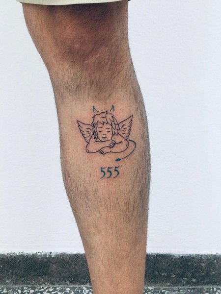 555 Angel Tattoo