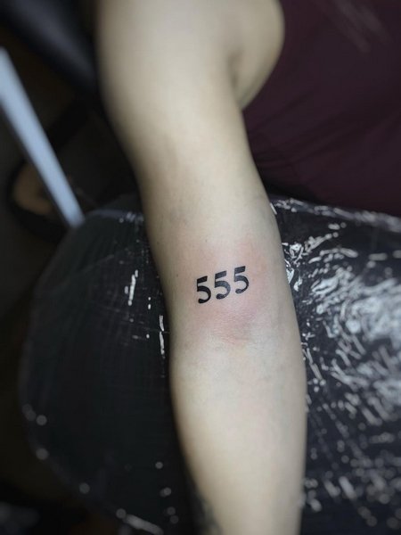 20 Best 555 Tattoo Ideas For Men And Women - Tattoo Pro