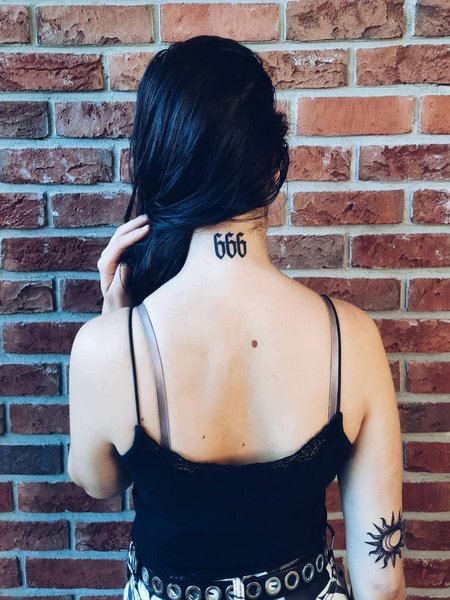 666 Tattoo For Women