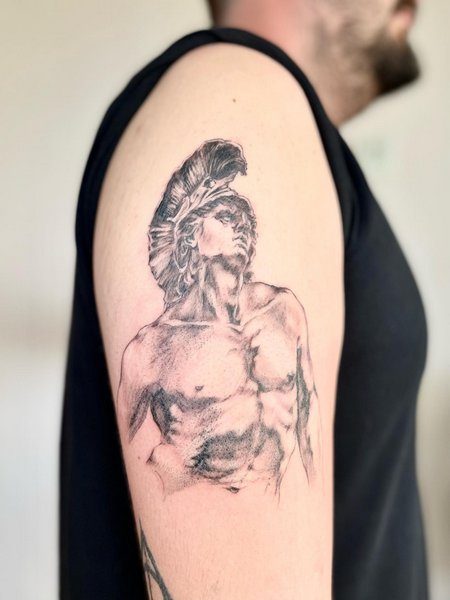 Achilles Tattoo Men