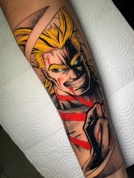 All Might Tattoo