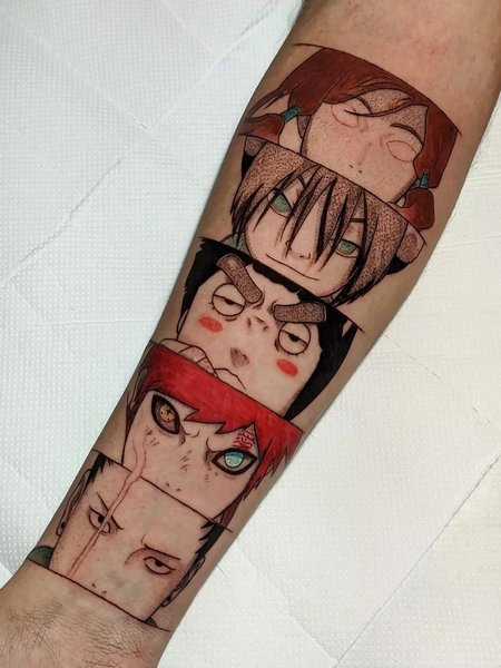 Anime Eyes Tattoo