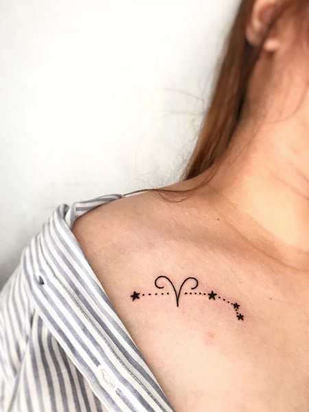 Aries Constellation Tattoo