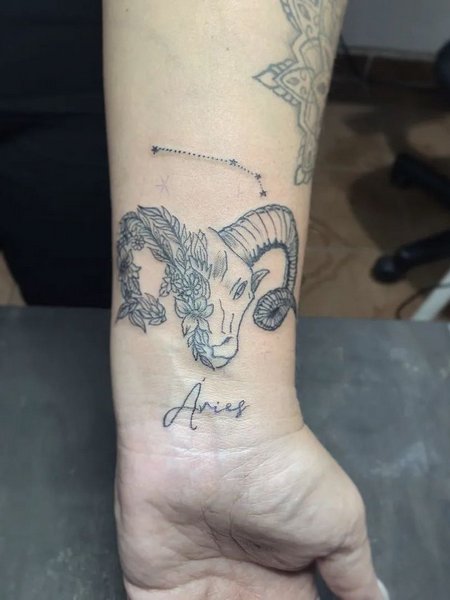 30 Best Aries Tattoo Design Ideas For 2023 - Tattoo Pro