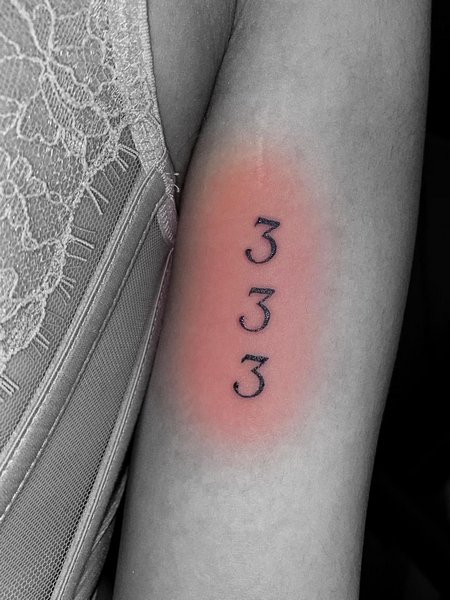 Arm 333 Tattoo