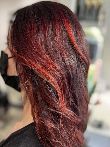 Auburn Red Hair Color