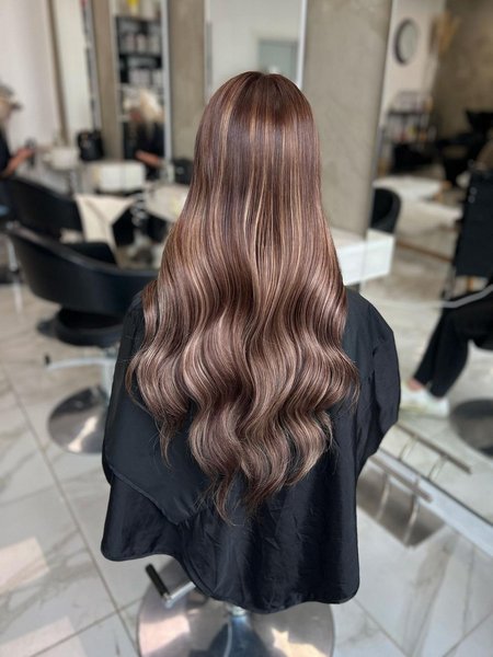 Balayage Light Brown Hair