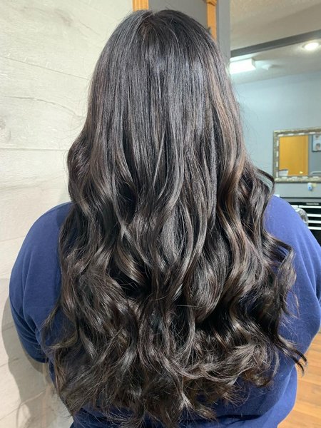 Balayage On Black Hair