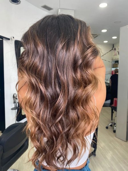 Balayage On Brown Hair