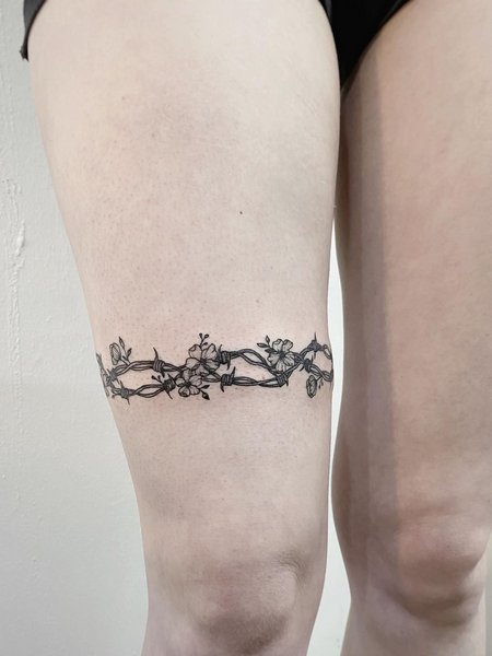 Barbed Wire Bracelet Tattoo
