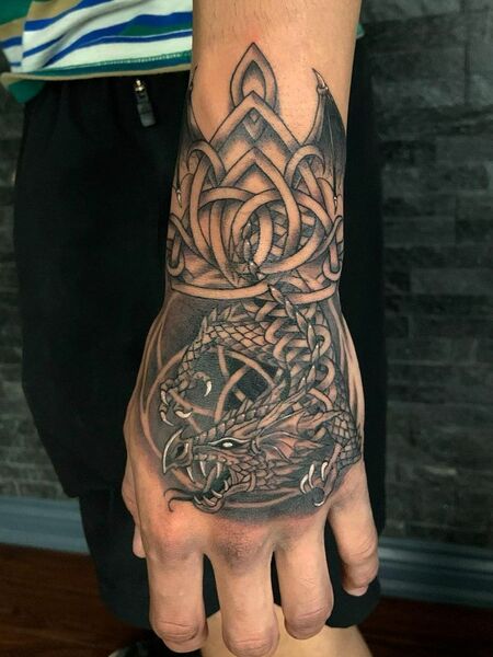 Celtic Hand Tattoos