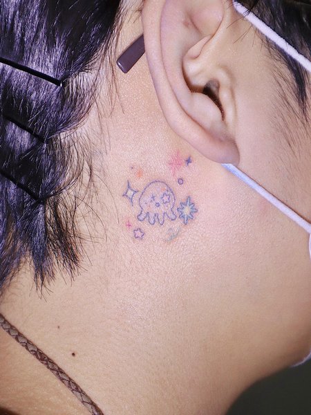 Cute Jellyfish Tattoo