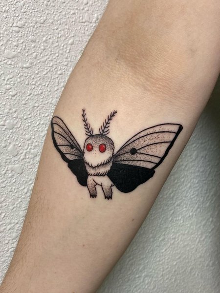 Cute Mothman Tattoo